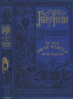 JULES VERNE **DE REIS OM DE WERELD IN 80 DAGEN**BLAUWE ELSEVI - 1