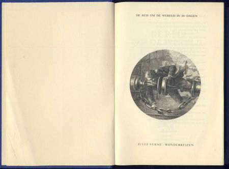 JULES VERNE **DE REIS OM DE WERELD IN 80 DAGEN**BLAUWE ELSEVI - 2