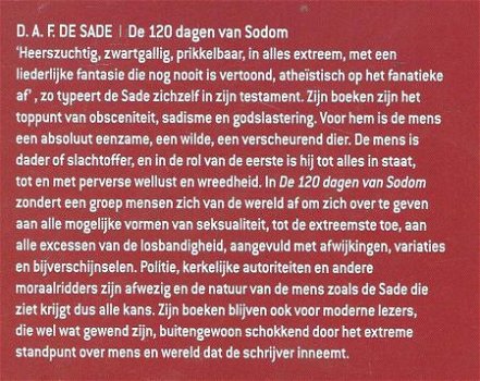 D.A.F. DE SADE**DE 120 DAGEN VAN SODOM*DE MORGEN*LIEFDE LUST - 2