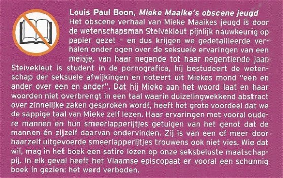 LOUIS PUAL BOON**MIEKE MAAIKE'S OBSCENE JEUGD**HARDCOVER DE MORGEN BIBLIOTHEEK** - 3