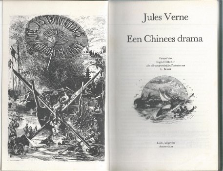 JULES VERNE**EEN CHINEES DRAMA**SPLENDIDE HARDCOVER**SPLENDIDE DUSTJACKET**LOEB UITGEVERS - 5