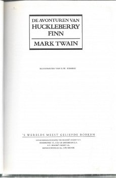 MARK TWAIN**DE AVONTUREN VAN HUCKLEBERRY FINN*READERS DIGEST - 2