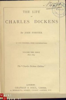 JOHN FORSTER**THE LIFE OF CHARLES DICKENS**CHAPMAN & HALL - 3