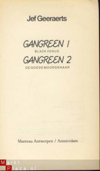 JEF GEERAERTS**GANGREEN 1 BLACK VENUS. GANGREEN 2.MOORDENAAR - 6