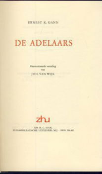 ERNEST K. GANN**DE ADELAARS**IN THE COMPANY OF EAGLES - 2