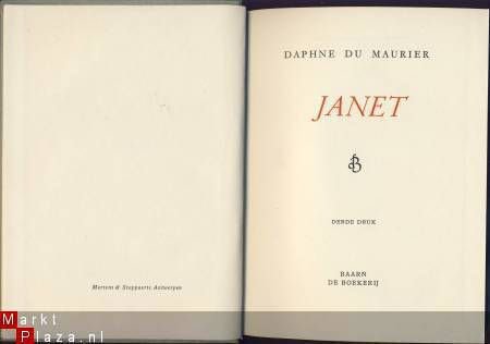 DAPHNE DU MAURIER**JANET**DERDE DRUK**BAARN DE BOEKERIJ - 2