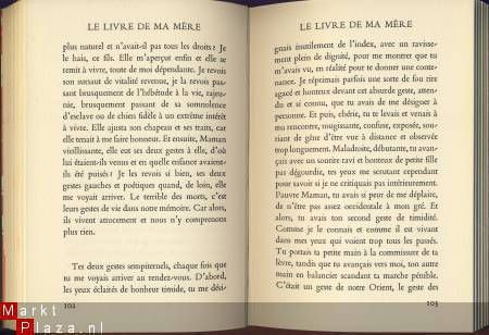 ALBERT COHEN**LE LIVRE DE MA MERE**LIVRE DU MOIS**1955** - 4