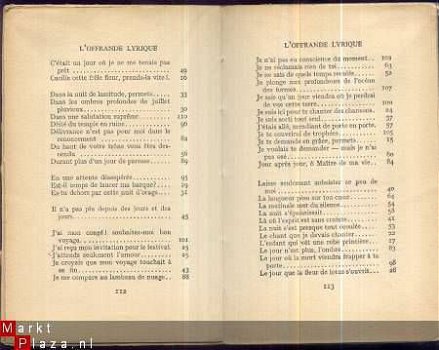 RABINDRANATH TAGORE**L'OFFRANDE LYRIQUE*1959*NRF GALLIMARD - 4