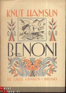 KNUT HAMSUN ** BENONI ** 1942 ** DE LAGE LANDEN **BRUSSEL