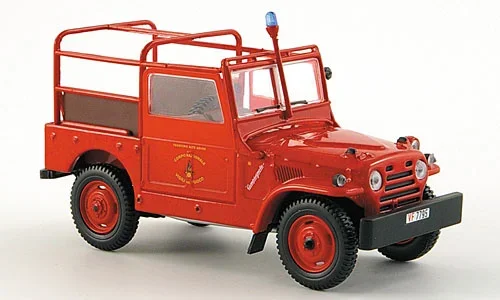 1:43 Norev Fiat Campagnola Jeep 4x4 Brandweer Trentino 1959 - 0