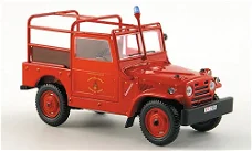 1:43 Norev Fiat Campagnola Jeep 4x4 Brandweer Trentino 1959