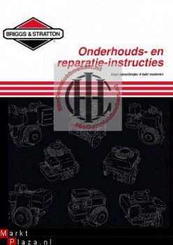 Briggs & stratton werkpl.boek voor 1-cilinder 4-takt motoren - 1