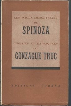 GONZAGUE TRUC**SPINOZA**LES PAGES IMMORTELLES**CORREA*