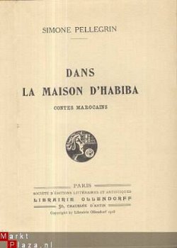 SIMONE PELLEGRIN**DANS LA MAISON D'HABIBA**CONTES MAROCAINS* - 2