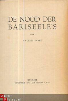 MAURITS SABBE**DE NOOD DER BARISEELE'S**DE LAGE LANDEN** - 2