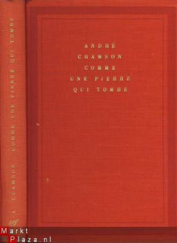 ANDRE CHAMSON**COMME UNE PIERRE QUI TOMBE**GALLIMARD ROUGE** - 1