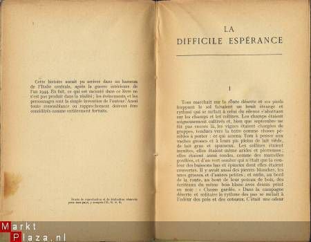 CARLO COCCIOLI**LA DIFFICILE ESPERANCE**ED. DU ROCHER MONACO - 3