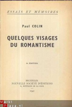 PAUL COLIN**QUELQUES VISAGES DU ROMANTISME**NOUVELLE SOCIETE - 2