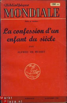 ALFRED DE MUSSET**LA CONFESSION D'UN ENFANT DU SIECLE**BIB - 1