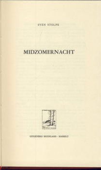 SVEN STOLPE**MIDZOMERNACHT**HARDCOVER HEIDELAND HASSELT - 4