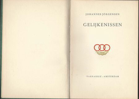 JOHANNES JORGENSEN**GELIJKENISSEN**PARNASSUS*TEXTUUR LINNEN* - 2