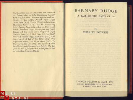 CHARLES DICKENS**BARNABY RUDGE*A TALE OF THE RIOTS OF '80* - 2