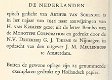 ARTHUR VAN SCHENDEL**DE NEDERLANDEN**EEN GEDICHT**1945** - 4 - Thumbnail