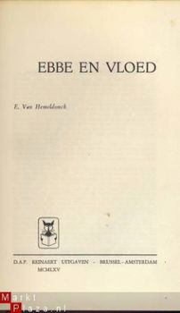 E. VAN HEMELDONCK**EBBE EN VLOED**D.A.P. REINAERT HARDCOVER - 2