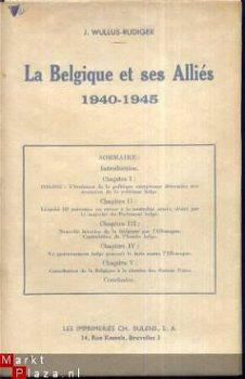 J. WULLUS-RUDIGER**LA BELGIQUE ET SES ALLIES**CH. BULENS - 1