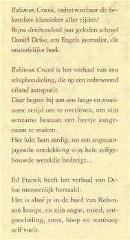 ED FRANCK NAAR HET WERK VAN DANIEL DEFOE**ROBINSON CRUSOE**HARDCOVER ALTIORA AVERBODE H.J.W. BECHT - 2