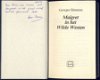 GEORGES SIMENON**MAIGRET IN HET WILDE WESTEN*MAIGRET CORONER - 2 - Thumbnail