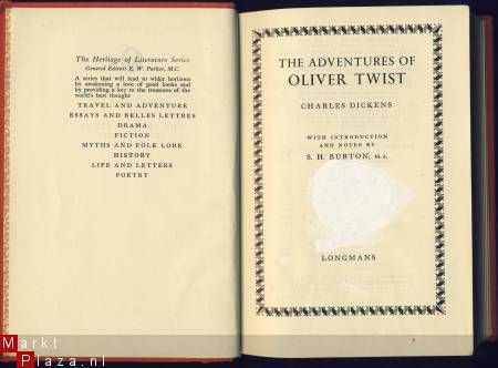 CHARLES DICKENS**THE ADVENTURES OF OLIVER TWIST**LONGMANS - 2