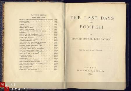 EDWARD BULWER, LORD LYTTON.**THE LAST DAYS OF POMPEII**TAUCH - 1
