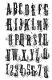 SALE NIEUW TIM HOLTZ GROTE cling stempel Grunge Alphabet - 1 - Thumbnail