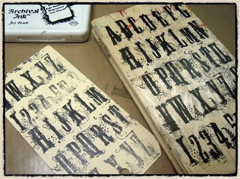 SALE NIEUW TIM HOLTZ GROTE cling stempel Grunge Alphabet - 3