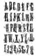 SALE NIEUW TIM HOLTZ GROTE cling stempel Grunge Alphabet. - 1 - Thumbnail