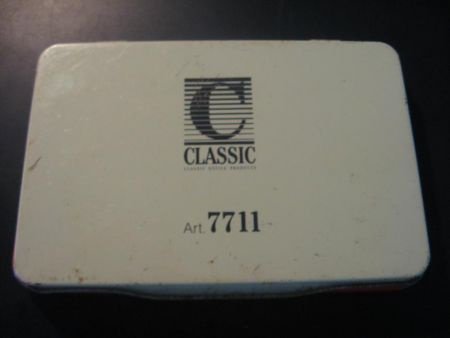 Oud blikken stempeldoosje CLASSIC Art. 7711 - 1