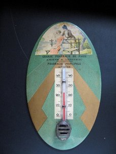 GRAND PHARMACIE DE PARIS...themometer jaren '30....