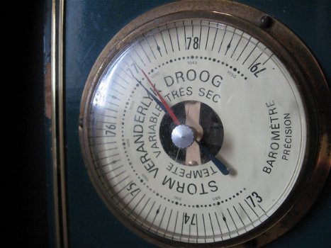 Barometer en themometer jaren '30... - 2