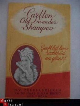 Oud zakje Carlton Shampoo reclame...v/h De Haas & van Brero - 1