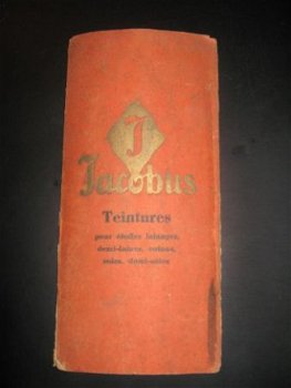 Kleurenkaart van Jacobus -TEINTURES- pour étoffes... - 1