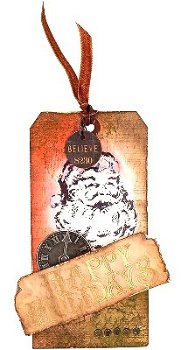 SALE NIEUW TIM HOLTZ cling stempel Mini Holidays 2 Santa Claus - 2