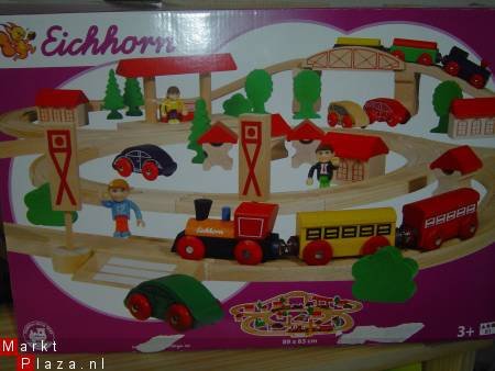 Eichhorn houten treinset - 1