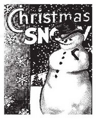 SALE NIEUW TIM HOLTZ cling stempel Mini Holidays 2 Snowman NR 1 - 1