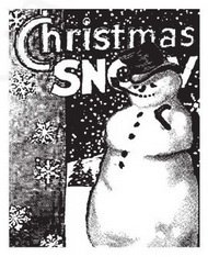 SALE NIEUW TIM HOLTZ cling stempel Mini Holidays 2 Snowman NR 1