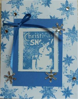 SALE NIEUW TIM HOLTZ cling stempel Mini Holidays 2 Snowman NR 1. - 2