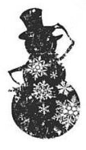 SALE NIEUW TIM HOLTZ cling stempel Mini Holidays 2 Snowman NR 1.