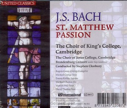 3-CD - BACH St. Matthew Passion - 3CD - 1