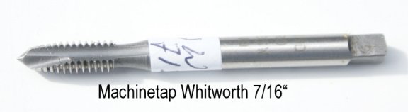 Tappen en snijplaten in Metrisch, BSW, BSP, UNC, UNF, BSF, etc. - nr. 1
