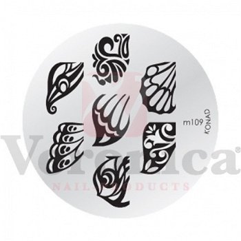 KONAD stempel sjabloon M109 ' BUTTERFLY ' - 1